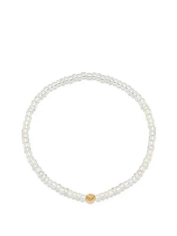 Women’s Wristband with Clear Mini Beads