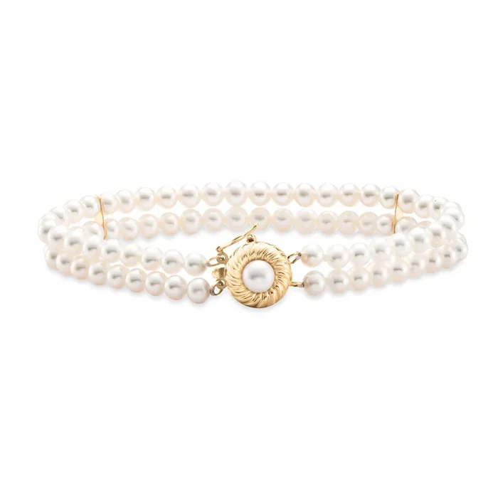 Wreath Pearl Strand Bracelet