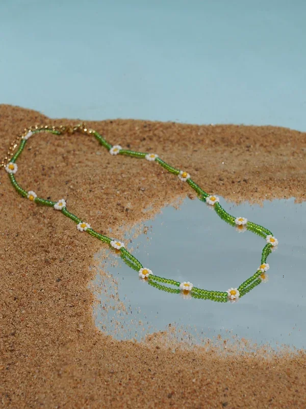 Y2K Necklace Green