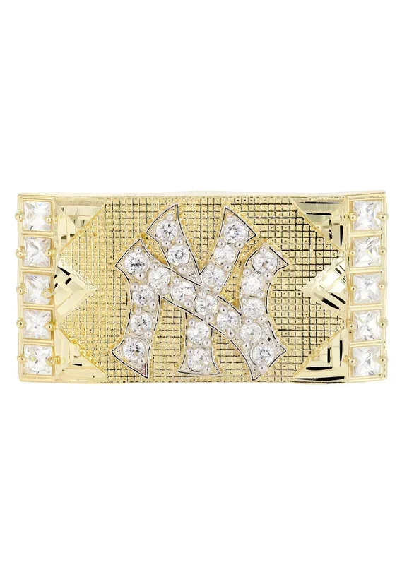 Yankees 10K Gold Mens Ring | 14 Grams