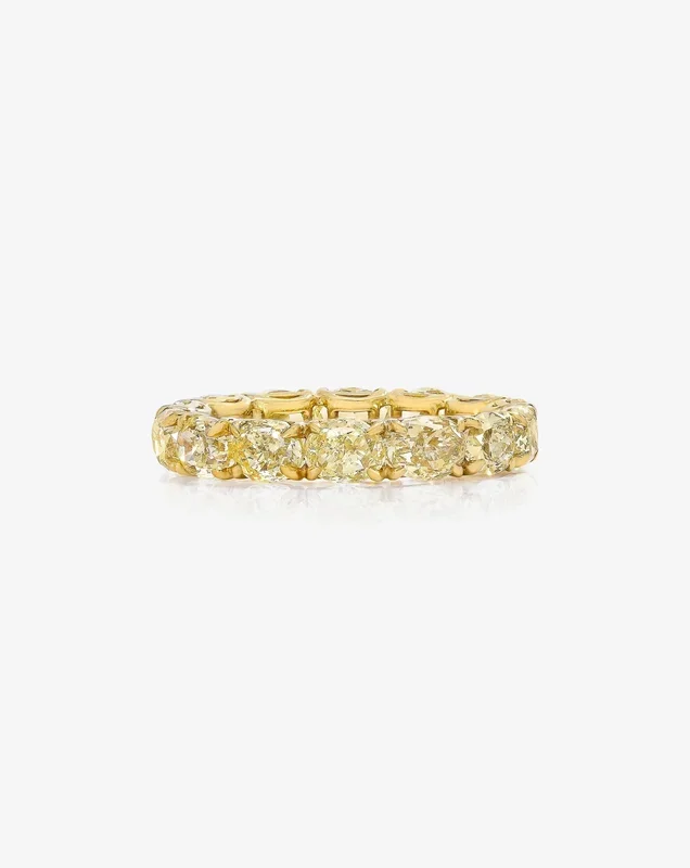 Yellow Diamond Eternity Band