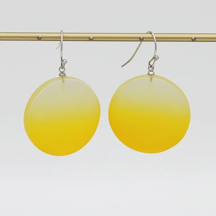 Yellow Fantasy Ombre Earrings