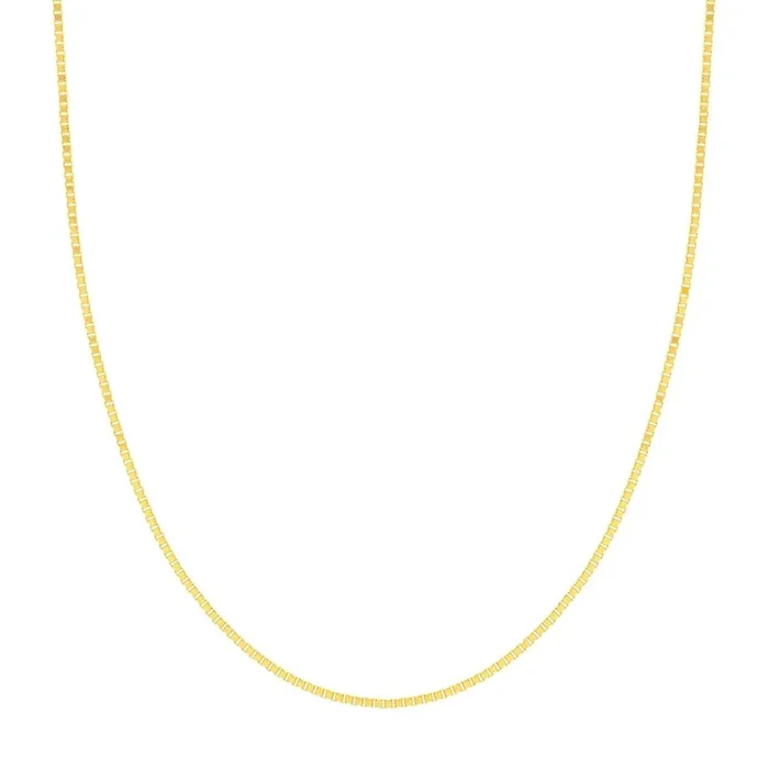 Yellow Gold 30″ Box Chain