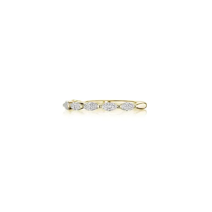 Yellow Gold Marquise Diamond Band