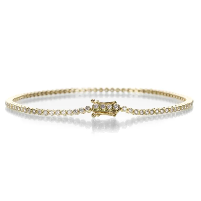 Yellow Gold Stitch Bracelet