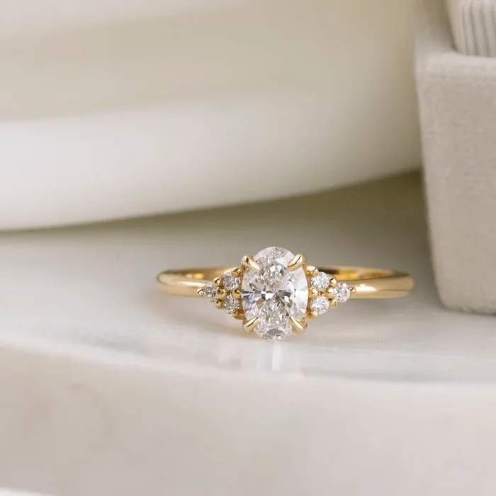 【一点物】テレサリング ・0.70ct・ダイヤモンド・K14YG