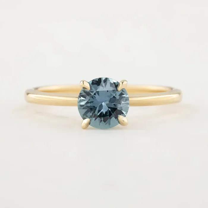 ジェーンリング ブルーモンタナサファイア 0.86ct 14Kイエローゴールド
