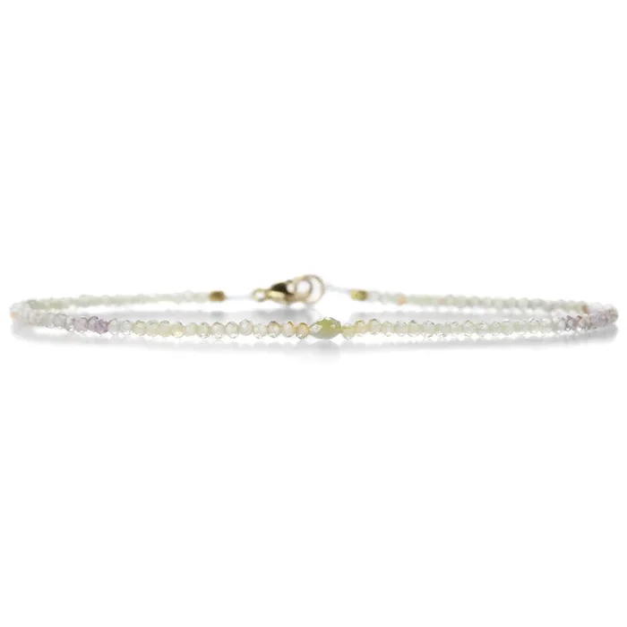 Zircon and Yellow Diamond Beaded Bracelet