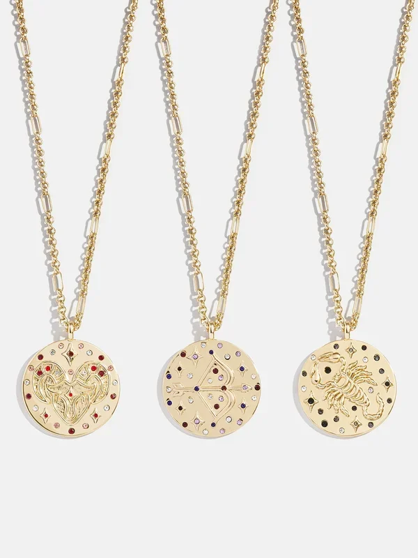 Zodiac Pendant Necklace – Aries